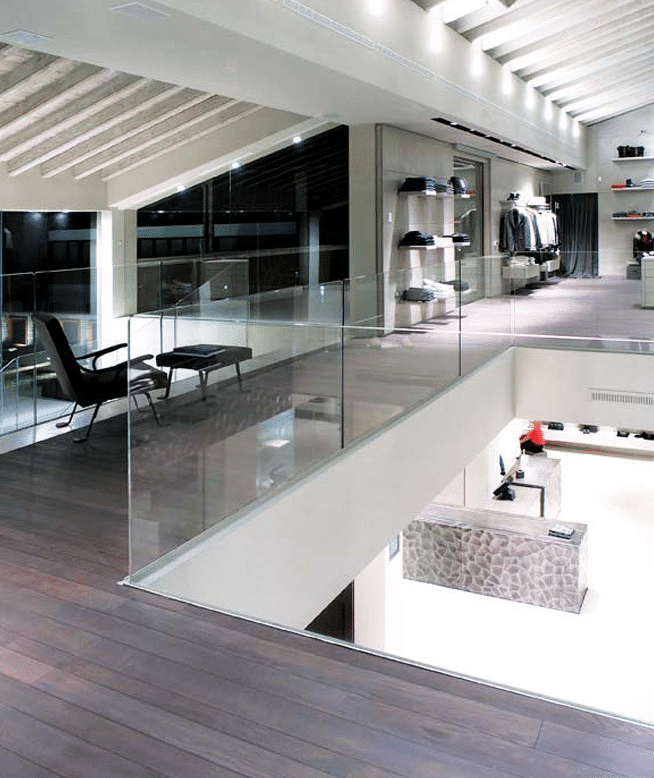 Całoszklana balustrada Fore-Glass B 1000